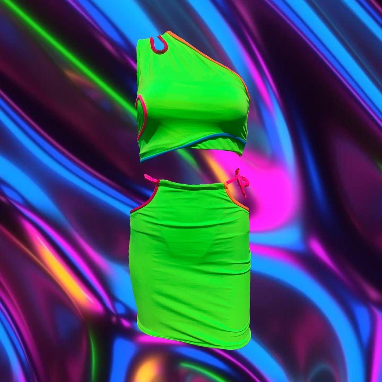 "Neon Luv" Skirt-Kini Set