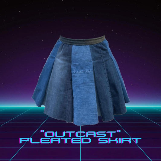 "Outcast" Denim Skirt